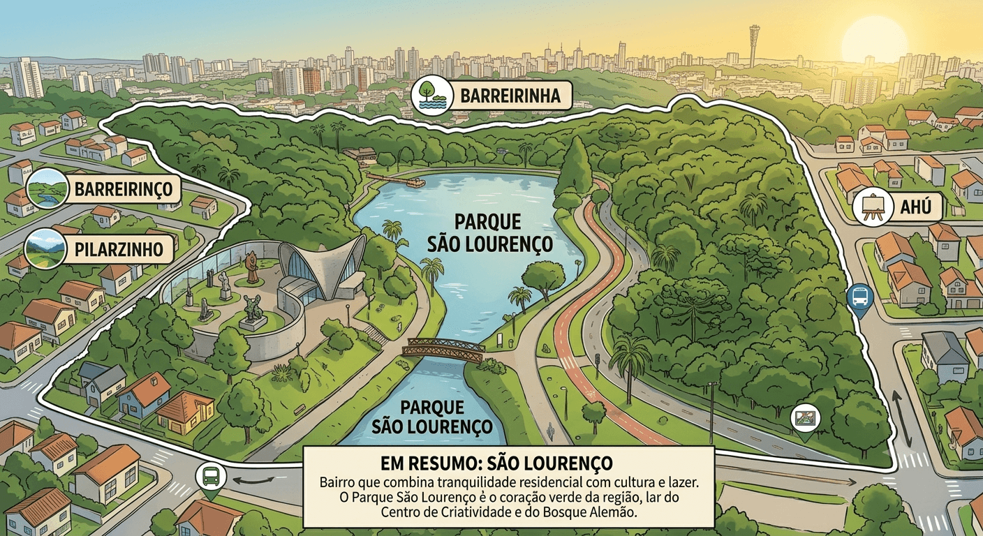 O bairro São Lourenço