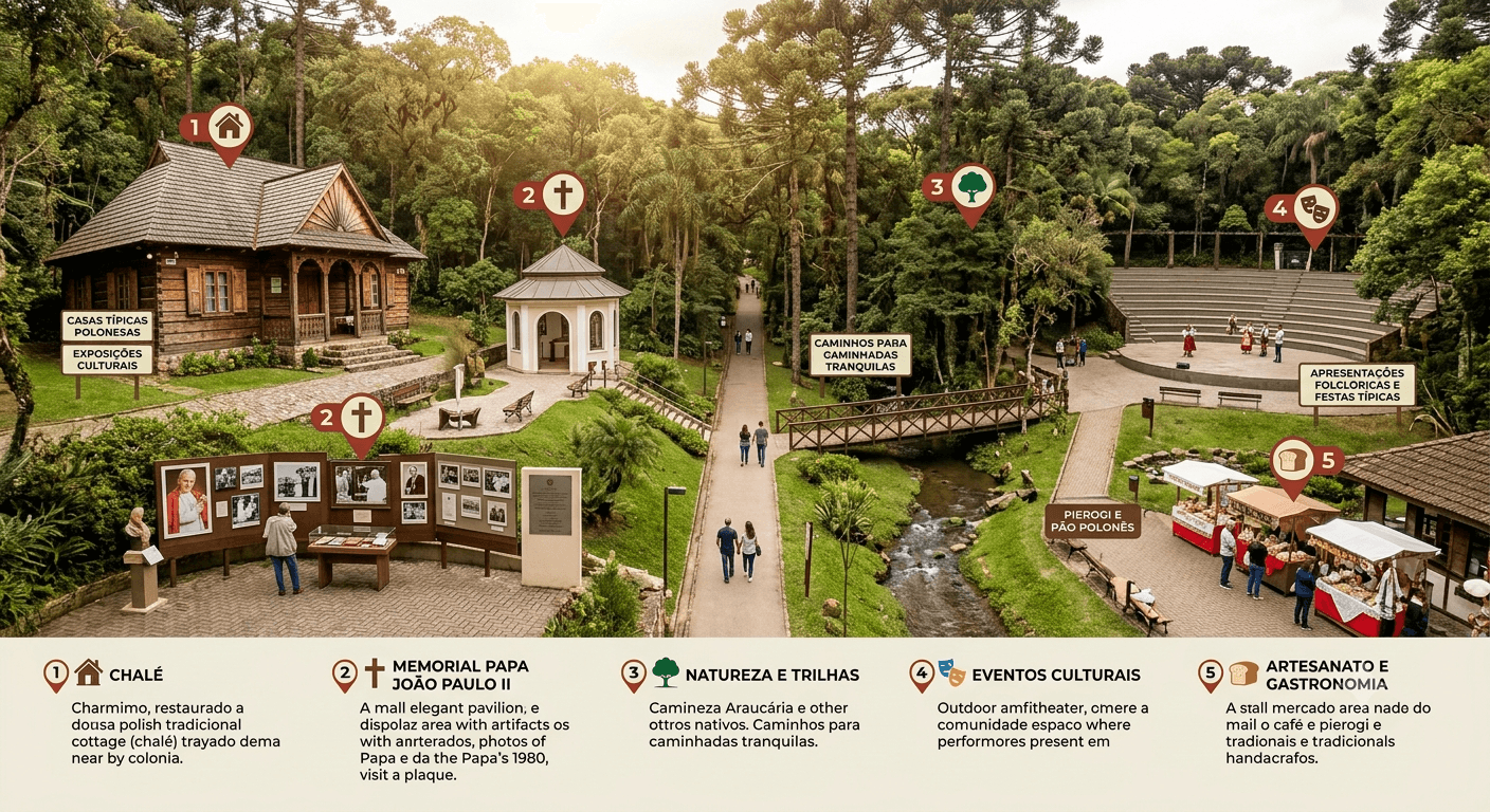 O que fazer em Curitiba: Memorial Papa João Paulo II