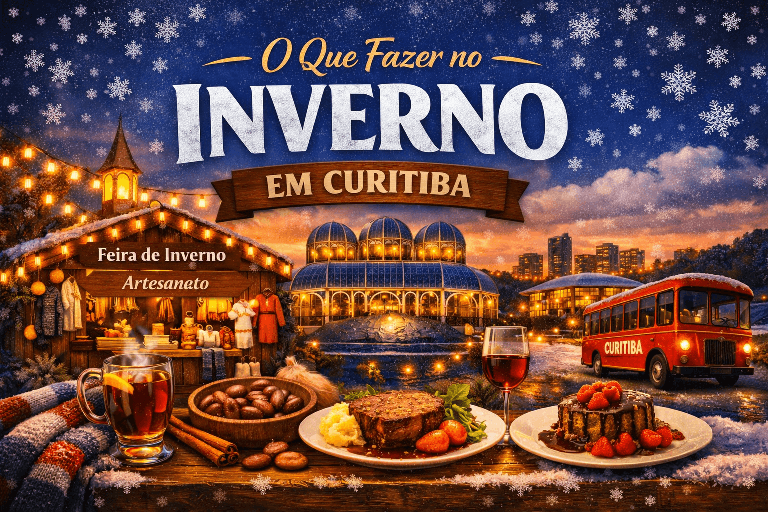 O que fazer no inverno em Curitiba: dicas e passeios imperdíveis - Imagem destacada do artigo