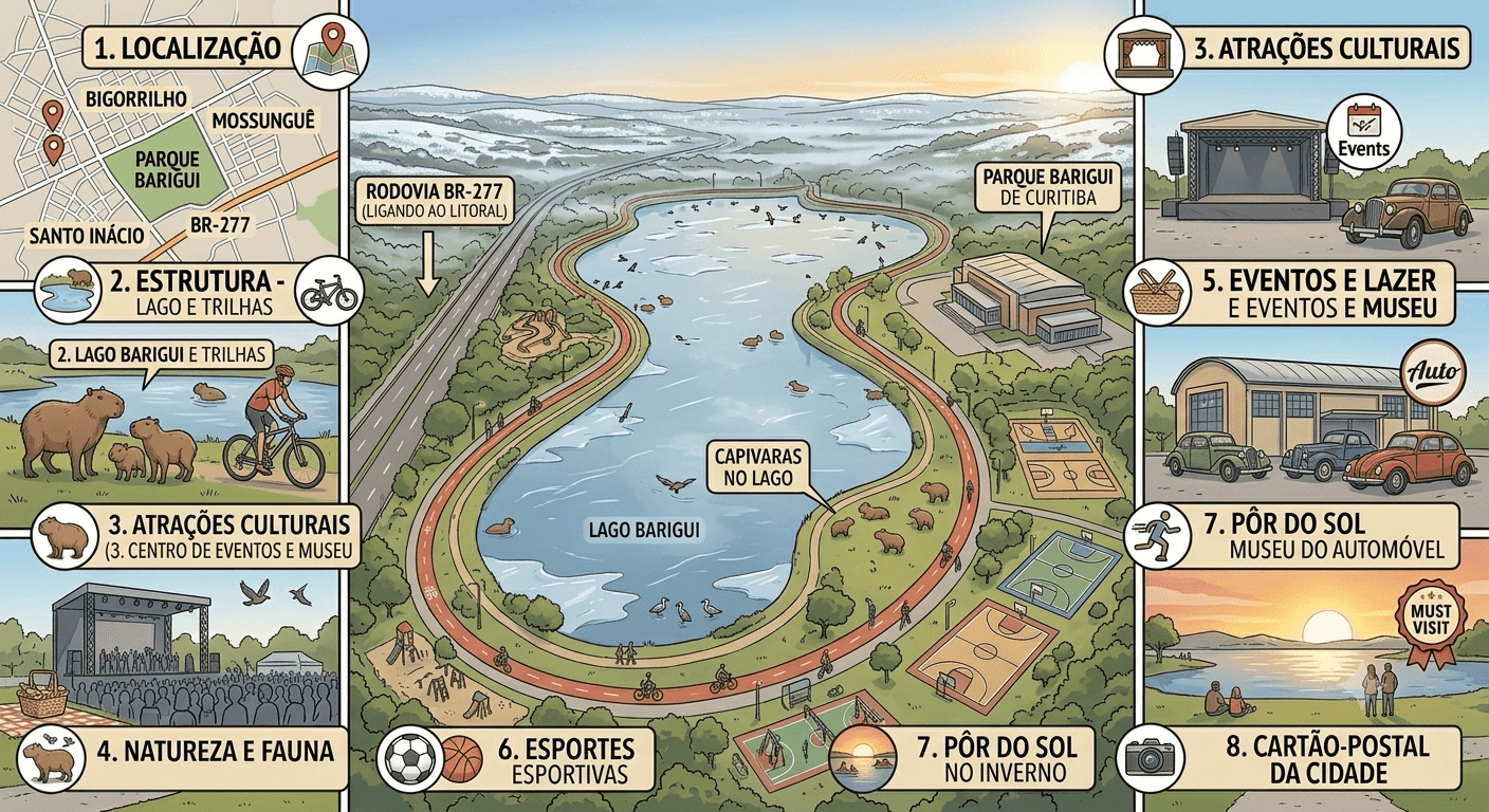 O que fazer no Parque Barigui
